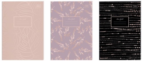 Przejdź do produktu Zeszyt A4 60 k. kratka Metalic Rose Gold, Interdruk