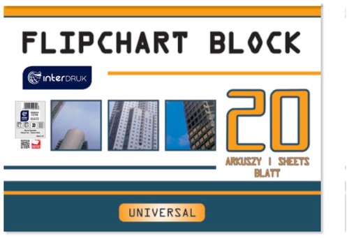 Przejdź do produktu BLOK DO FLIPCHARTÓW 20 KRATA 640X1000