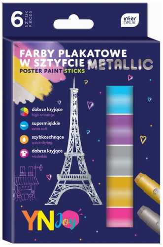 Przejdź do produktu FARBY PLAKATOWE W SZTYFCIE METALLIC   8950