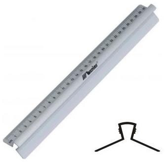 Przejdź do produktu Linijka 50cm aluminiowa z uchwytem Leniar