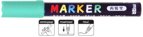 Przejdź do produktu Markery akrylowy 1-2mm, jasnozielony