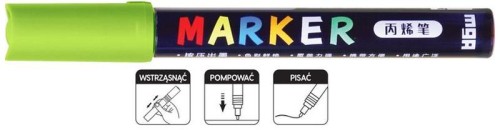 Przejdź do produktu Marker akrylowy 1-2mm, zielony żółtawy