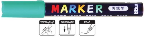 Przejdź do produktu Marker akrylowy 1-2mm, zielony niebieski