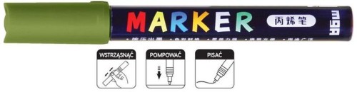 Przejdź do produktu MARKER AKRYLOWY 1-2MM ZIELONY OLIWKOWY MG