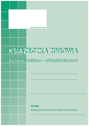 Przejdź do produktu Druk Pracownicza książeczka zdrowia MiP