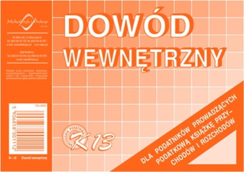 Przejdź do produktu Dowód wewnętrzny a-6