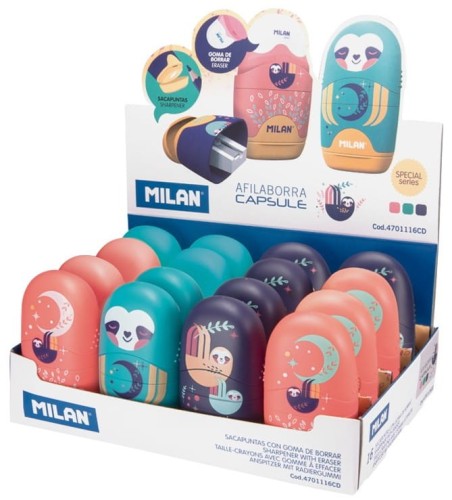 Przejdź do produktu Temperówka z gumką Capsula Cuddles, Milan