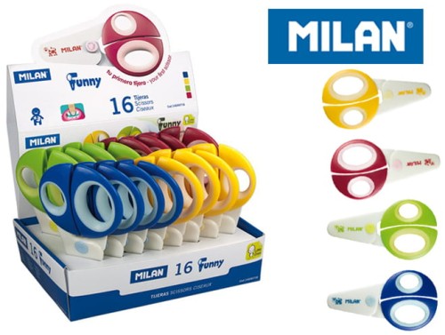 Przejdź do produktu Nożyczki plastikowe dziecięce Funny, Milan