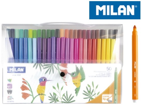 Przejdź do produktu Flamastry 50-kol. w etui, Milan