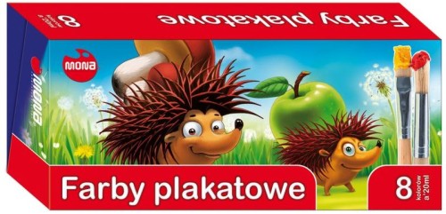 Przejdź do produktu Farby plakatowe 8kol 20ml MONA