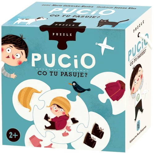 Przejdź do produktu Puzzle dla dzieci Pucio Co tu pasuje? Nasza Księga