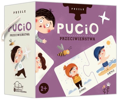 Przejdź do produktu Puzzle dla dzieci Pucio Przeciwieństwa Nasza Księg
