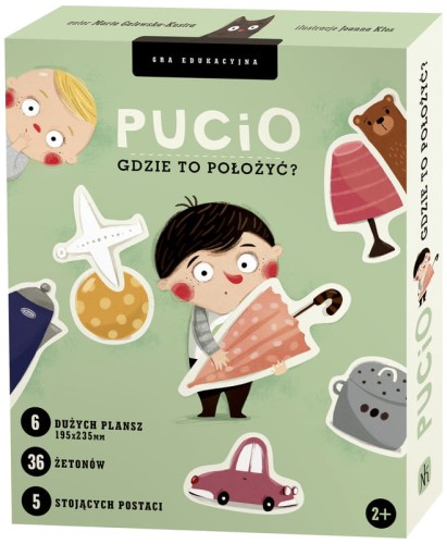 Przejdź do produktu Pucio. Gdzie to położyć? gra Nasza Księgarnia