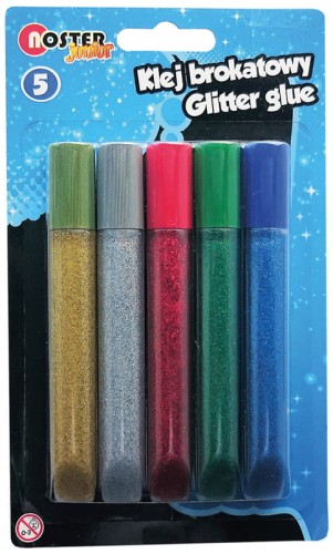 Przejdź do produktu Klej brokatowy 5-kol. BC-13ml, Noster