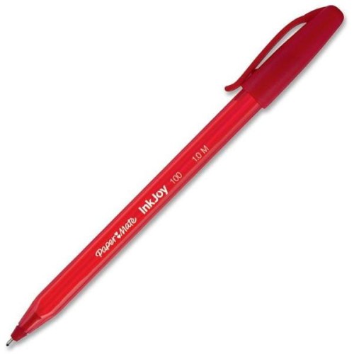 Przejdź do produktu Długopis Ink Joy 100 z zatyczką czerwony M Paper Mate