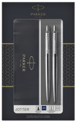 Przejdź do produktu Komplet 2019 Jotter stal CT – długopis + ołówek, Parker