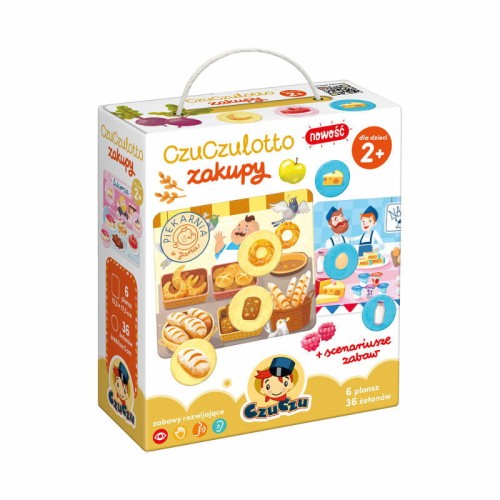 Przejdź do produktu CzuCzu Lotto Zakupy (6 plansz + 36 dużych żetonów)