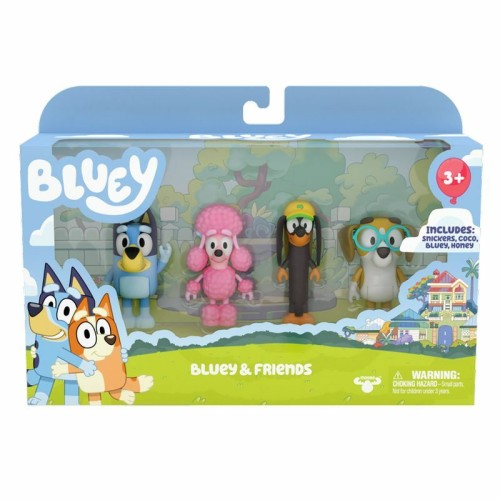 Przejdź do produktu Bluey Figurki 4-pak Przyjaciele 13014