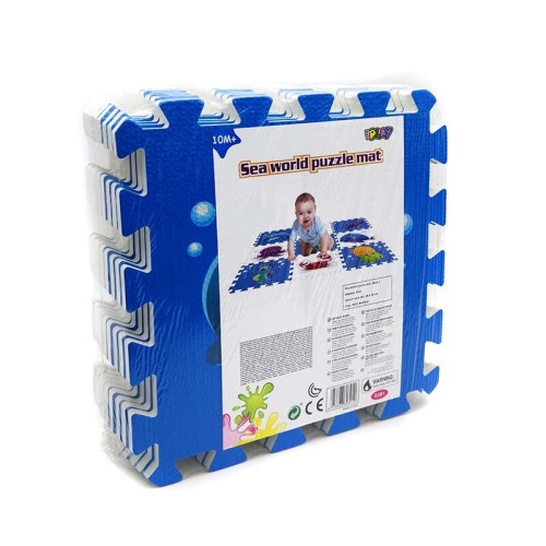 Przejdź do produktu PUZZLE PIANKOWE 9 EL. PODWODNY ŚWIAT