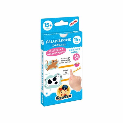 Przejdź do produktu Paluszkowe zabawy Książeczka aktywizująca 15m+ Czu