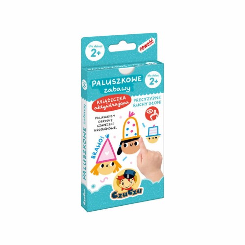 Przejdź do produktu Paluszkowe zabawy Książeczka aktywizująca 2+ CzuCz
