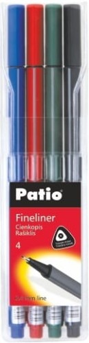 Przejdź do produktu Cienkopis Trio Fineliner 4 kolory Patio