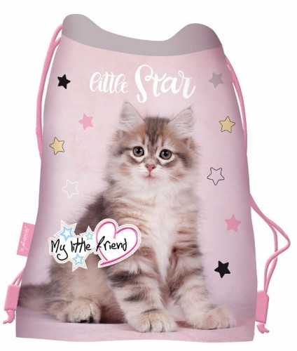 Przejdź do produktu Worek na obuwie My Little Friend Grey Cat