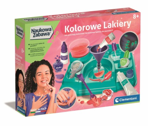 Przejdź do produktu Clementoni Naukowa zabawa. Kolorowe lakiery 50793