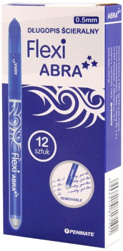 Przejdź do produktu Długopis wymazywalny Flexi Abra niebieski, Penmate