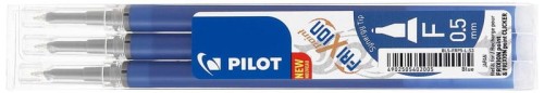 Przejdź do produktu Wkłady wymazywalne do Frixion-Point 0.5mm nieb. 3szt. BLS-FR5, Pilot