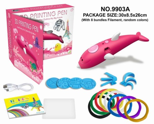 Przejdź do produktu Długopis 3D + wkłady 9903A