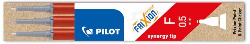 Przejdź do produktu Wkłady wymazywalne do Frixion-Point 0.5mm czerw. 3szt. BLS-FR5, Pilot