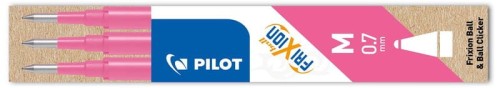 Przejdź do produktu Wkłady wymazywalne do Frixion 0.7 mm róż. op. 3 szt. BLS-FR7, Pilot