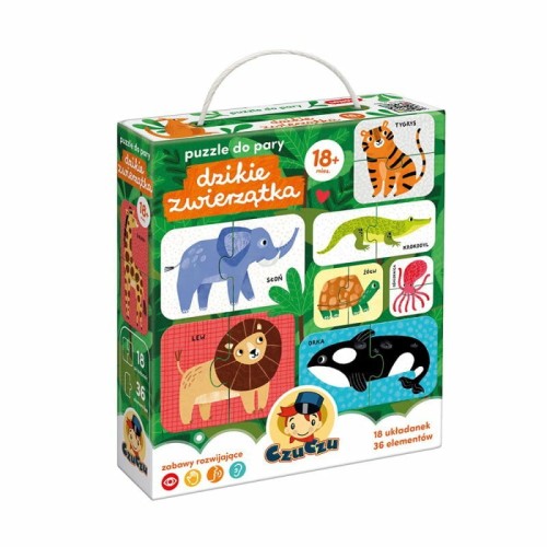 Przejdź do produktu CzuCzu Puzzle do pary Dzikie zwierzątka