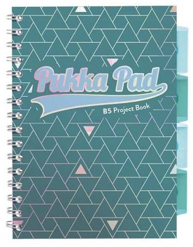 Przejdź do produktu PROJECT BOOK B5/100 KRATKA ZIELONY GLEE PUKKA 0238