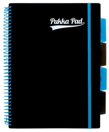 Przejdź do produktu Kołonotes Project Book Neon B5 kratka PP niebieski, Pukka Pad