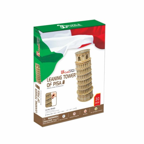 Przejdź do produktu PUZZLE 3D KRZYW WIEŻA W PIZIE ZESTAW XL 30 EL 0533