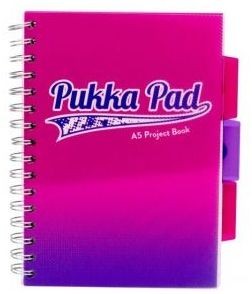 Przejdź do produktu Kołonotes Project Book Fusion A5 kratka różowy, Pukka Pad