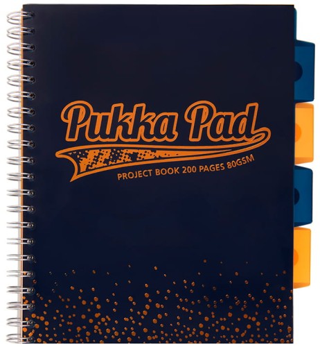 Przejdź do produktu PROJECT BOOK BLUSH NAVY B5 KRATKA 0030