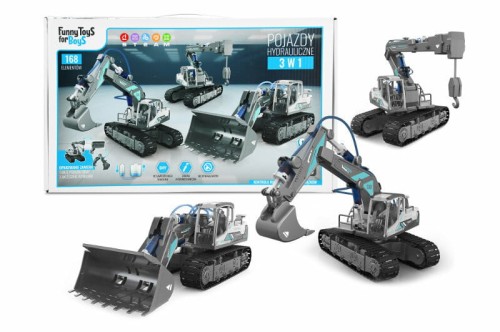 Przejdź do produktu Pojazd hydrauliczny 3w1 do składania (168 elementó