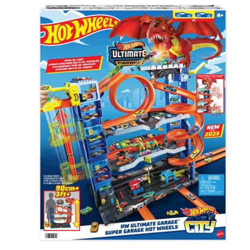 Przejdź do produktu Hot Wheels City Mega Garaż Atak smoka Zestaw HKX48