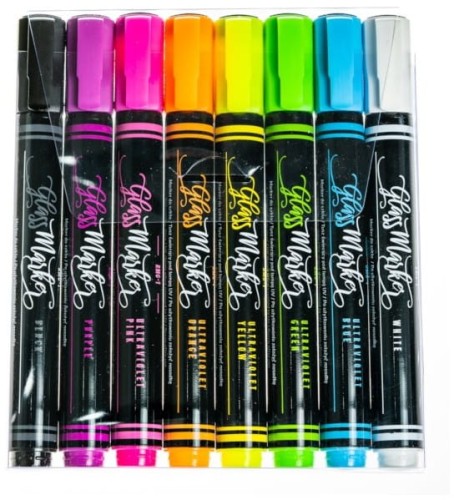 Przejdź do produktu Marker do szkła 8szt w etui Rystor