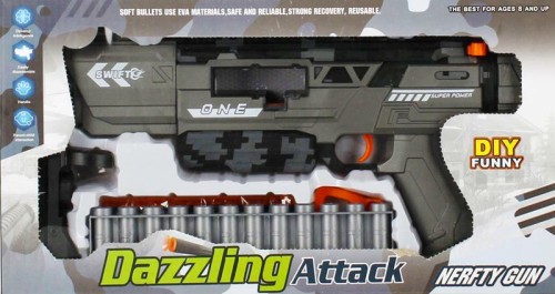 Przejdź do produktu PISTOLET NA STRZAL DO SKLAD 39X21X6 MIX2 MC WB48