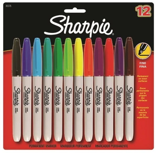 Przejdź do produktu Markery Fine kpl  12-kol. Sharpie