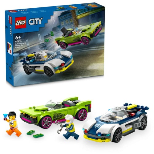 Przejdź do produktu LEGO 60415 CITY Pościg radiowozu za muscle carem p