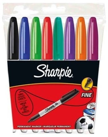 Przejdź do produktu Markery Fine kpl 8-kol. w etui, Sharpie