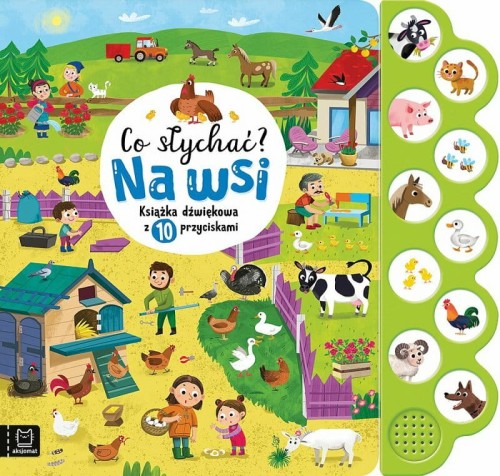 Przejdź do produktu Co słychać? Na wsi. Książka dźwiękowa z 10 przyciskami