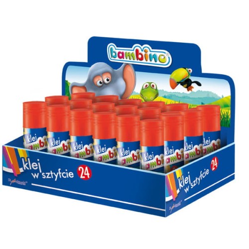 Przejdź do produktu Klej w sztyfcie 9g mix p24 Bambino MAJEWSKI,cena z