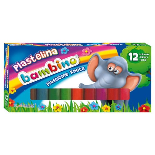 Przejdź do produktu Plastelina 12kol Bambino p10 MAJEWSKI/cena za 1szt