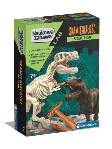 Przejdź do produktu Clementoni Naukowa zabawa. Skamieniałości. T-Rex f
